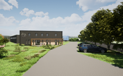 L’entreprise MéGO ! va construire un nouveau bâtiment à Saint-Divy, près de Landerneau. L'entreprise MéGO ! va construire un nouveau bâtiment à Saint-Divy, près de Landerneau.