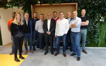 Les membres de GaCyb Finistère, groupement d'entrepreneurs hébergé à la CCIMBO.