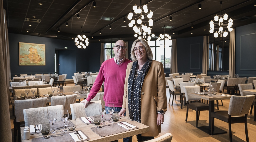 Eric et Murielle Claude dirigent L'Auberge du Vieux-Château depuis 33 ans.