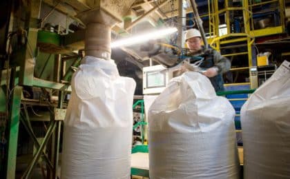 Conditionnement des big bag chez Amendis à Plaintel (22) Conditionnement des big bag chez Amendis à Plaintel (22)