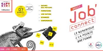 1ère édition du Job Connect, le jeudi 7 avril, aux Ateliers des Capucins