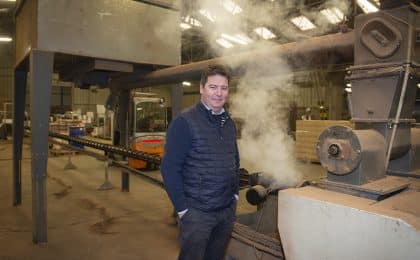 Romain Le Goaster déploie son projet de reprise d'entreprise pour doper l'activité de Bois et Bûches, ex Rid Solution.