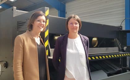 Audrey Pouly et Déborah Gaignard, respectivement assistante RH et dirigeante de Feratte