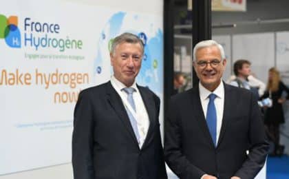 Philippe Boucly, Président de France Hydrogène et Alain Di Crescenzo, Président de CCI France Philippe Boucly, Président de France Hydrogène et Alain Di Crescenzo, Président de CCI France