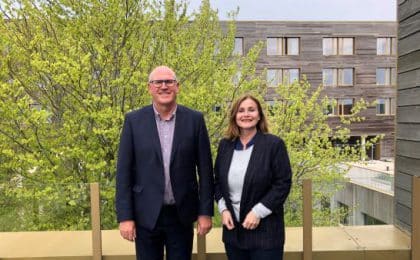 Norbert Penvern, directeur de l’établissement Ifac – Sup’Ifac, Campus des métiers, et Aurélie Dobbé, responsable Sup’Ifac.