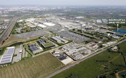 Le site de La janais est situé à 2km de Rennes