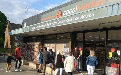 Inauguration du nouveau Cocci Market à Mauron (56)