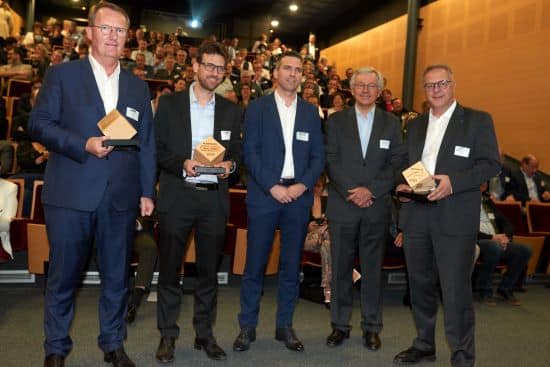 Les lauréats 2022 de la soirée des Carrés à Morlaix.