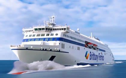 Le Saint-Malo, futur navire de la Brittany Ferries