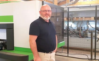Michaël Méril , 3e génération, a repris la menuiserie familiale en 2009