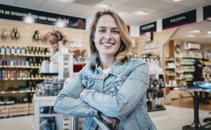 Juliette Mignard a repris l'emblématique épicerie, Le Roi de Bretagne, sur le port à Brest