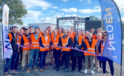 Neoen inaugurait, ce mercredi 5 octobre à Plourhan dans les Côtes d’Armor, sa deuxième centrale de stockage en France, d’une capacité de 8 MW Neoen inaugurait, ce mercredi 5 octobre à Plourhan dans les Côtes d’Armor, sa deuxième centrale de stockage en France, d’une capacité de 8 MW