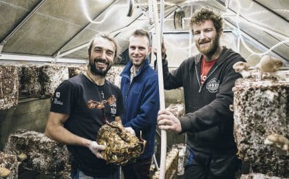 Jefferson Le Bian, Briac Le Guillou et Xavier Lambert, trois associés dans l'aventure Breizh Bell.