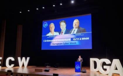 La 7 édition de la European Cyber Week a été lancé ce mardi 15 novembre à Rennes. 4 000 visiteurs des secteurs publics et privés de la filière cybersécurité / cyberdéfense sont attendus. La 7 édition de la European Cyber Week a été lancé ce mardi 15 novembre à Rennes. 4 000 visiteurs des secteurs publics et privés de la filière cybersécurité / cyberdéfense sont attendus.