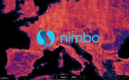 La solution Nimbo développée par Kermap déléivre des images staellites permettant de suivre continu l’évolution de chaque parcelle sur 20 pays européens à date