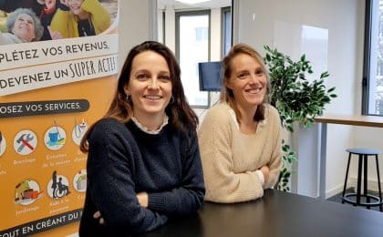 Joséphine de Geyer (à gauche) et Marie Villena ont créé Les Super Actifs à Rennes, en juillet 2022