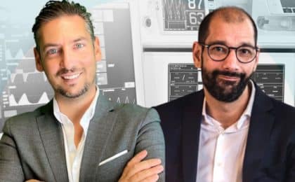 Elie Fiani (à gauche), Président de Frafito devient Président du groupe Finmed et est rejoint au capital du groupe par Jean-Marc Soghomonian , Directeur Général d’AVF Biomédical qui conserve ses fonctions opérationnelles Elie Fiani (à gauche), Président de Frafito devient Président du groupe Finmed et est rejoint au capital du groupe par Jean-Marc Soghomonian , Directeur Général d’AVF Biomédical qui conserve ses fonctions opérationnelles