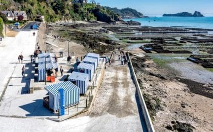 Le Marché des huîtres à Cancale est un des projets à avoir bénficié des fonds européens sur la précédente période