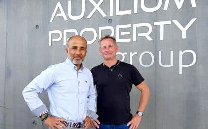 Didier Grassin, président d'Auxilium Ingénierie et son associé Philippe Boisnard