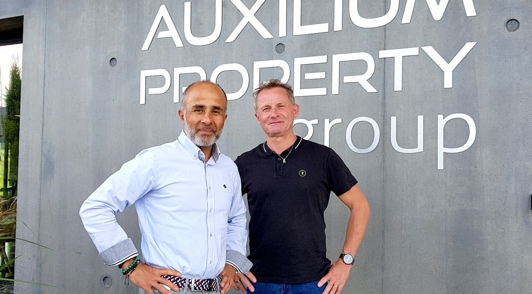 Didier Grassin, président d'Auxilium Ingénierie et son associé Philippe Boisnard