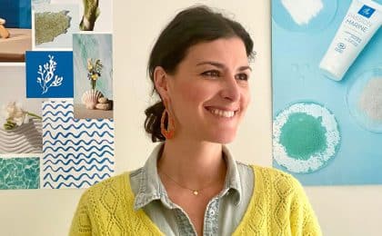 Marion Zariffa, présidente du laboratoire Uspalla, fondée en 2012 à Perros-Guirec dans les Côtes d'Armor