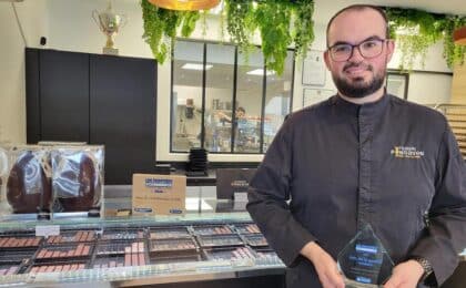 Fabien Pondaven, chocolatier renommé et récompensé à Lesvenen (29)