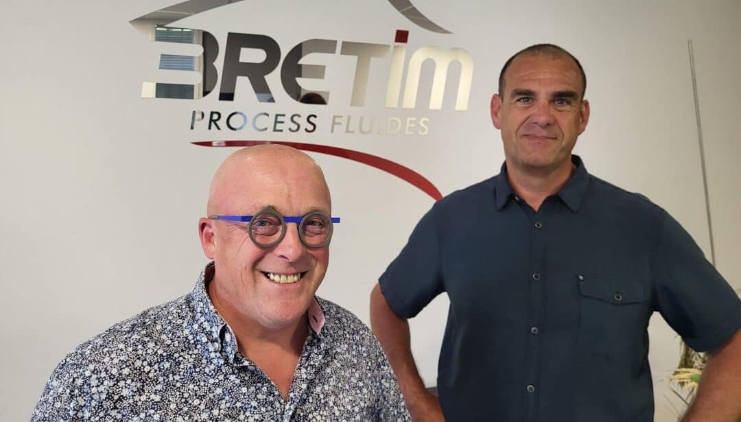 Yann COADIC  et Jacques JEGOUREL, co-dirigeants de BRETIM