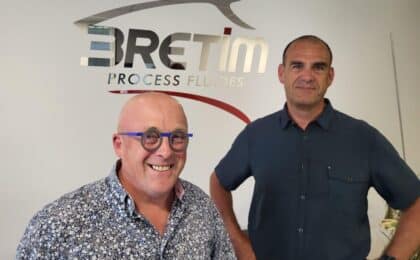 Yann COADIC  et Jacques JEGOUREL, co-dirigeants de BRETIM